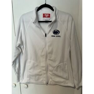Team 365 Penn State Full Zip Embroidered Polyester Fleece Jacket Ladies Medium